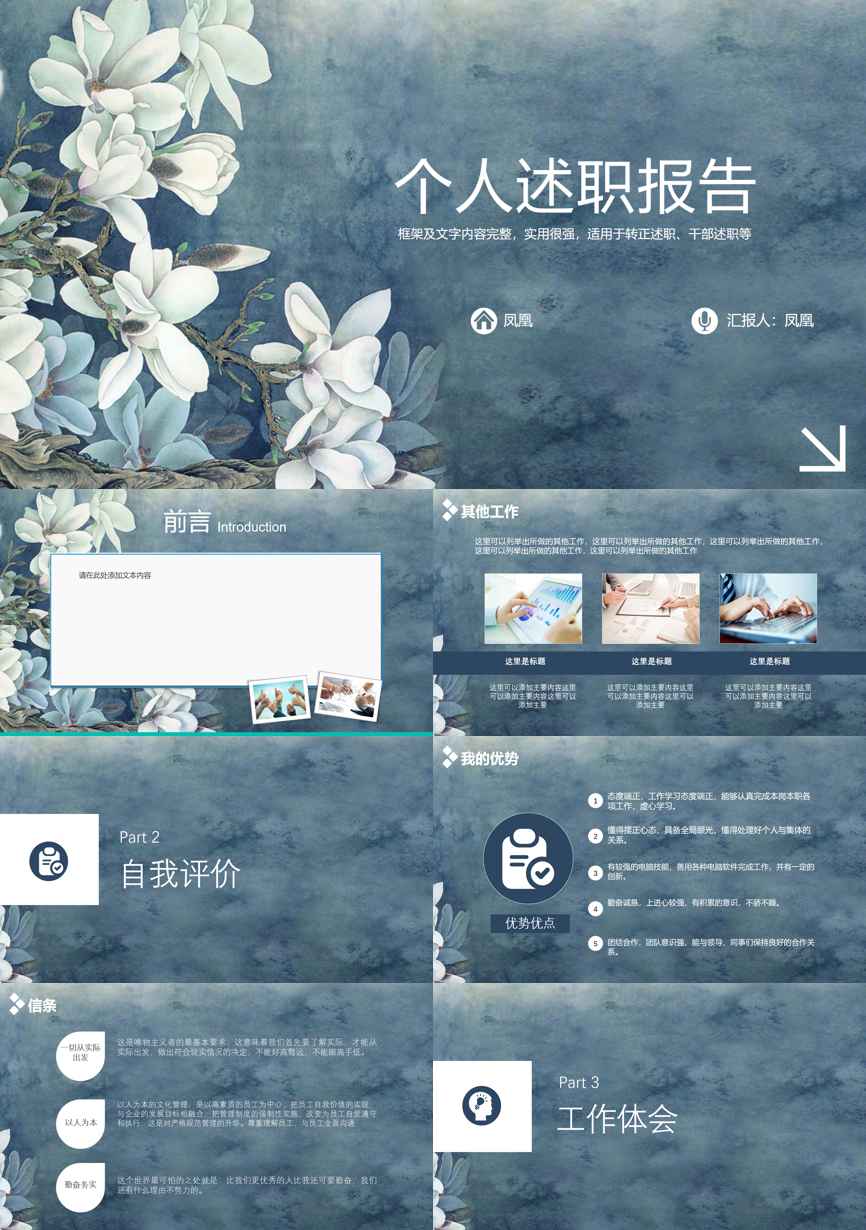 述职PPT (67)述职报告PPT模板
